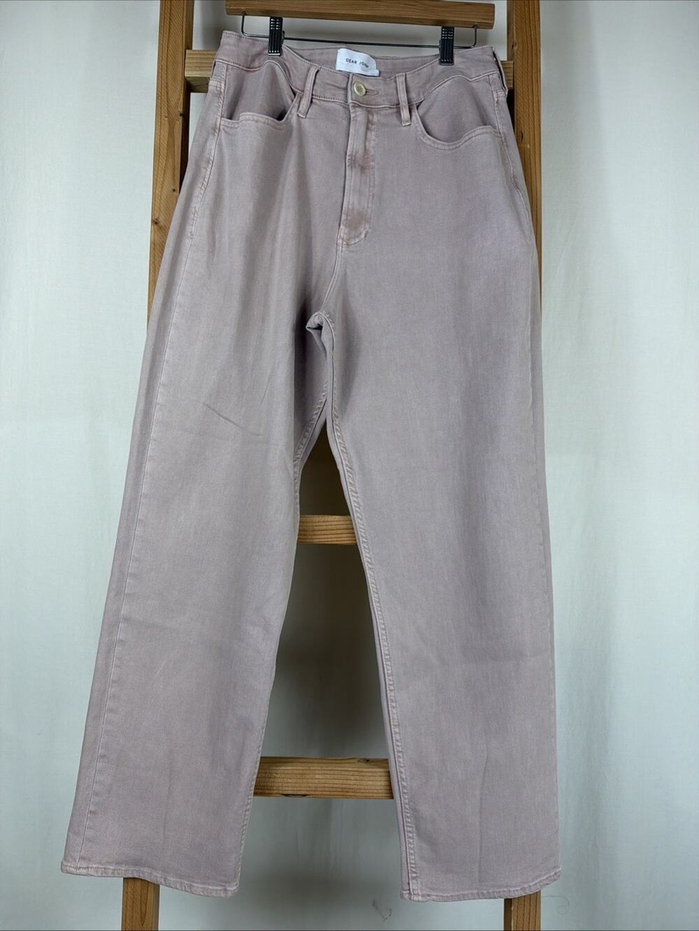 NWT Dear John Rose Pink High Rise Straight Leg Jeans #1184 Size 31